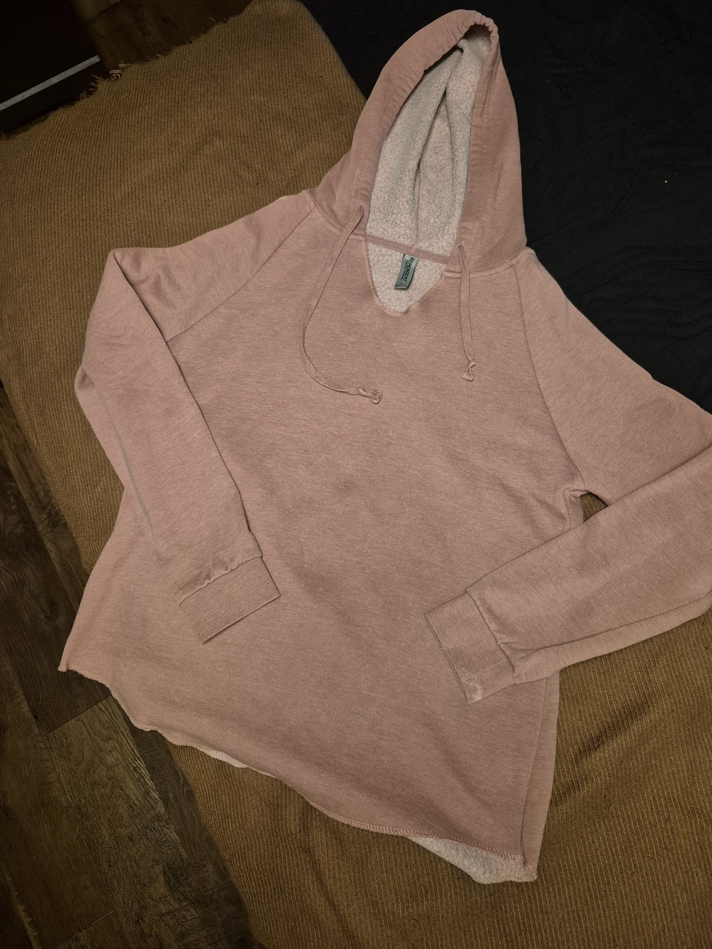 Cozy Women's Hooded Pullover Sweatshirt - Dusty Rose
